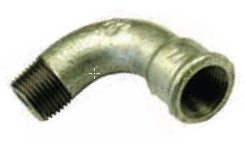 40MM GAL MAL M+F BEND 90DEG