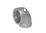 6MM 316 S/S BSP 90DEG ELBOW F+F