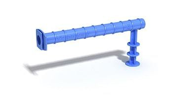 20X230MM ROUND BLUE SLEEVE FOR 450MM DOWELS
