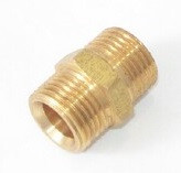 15 X 10MM BRASS HEX NIPPLE