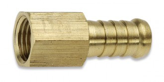 BRASS 1/2 BSPF X 1/4 HOSE TAIL