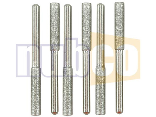 6PK 5/32\" ROUND CHAINSAW DIAMOND SHARPENING FILE BITS