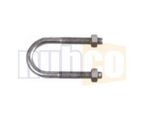 22X60MM M8 THREAD 15NB GAL U BOLT