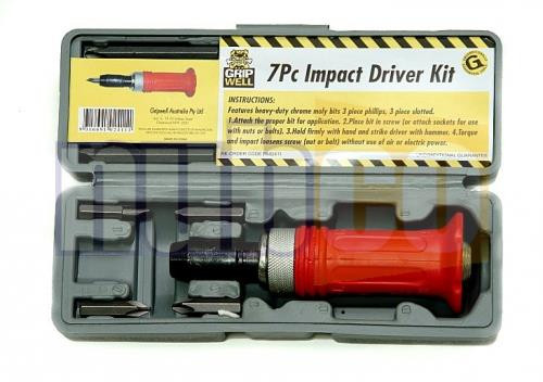 7PCE IMPACT SCREWDRIVER SET