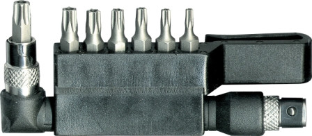SCREWDRIVER SET TAMPERPROOF 9PCE