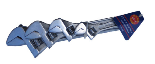 4PCE ADJUSTABLE WRENCH SET