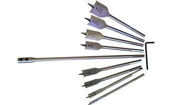 SPADE BIT SET 10PCE