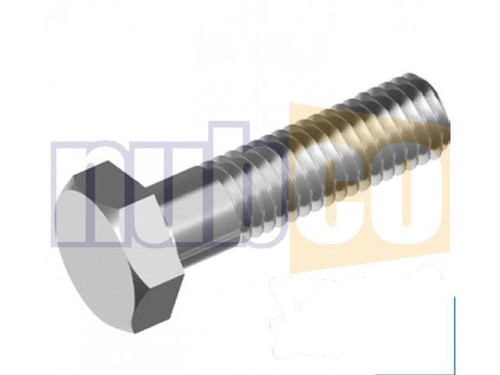M16X50MM HEX HEAD BOLT S/S 316