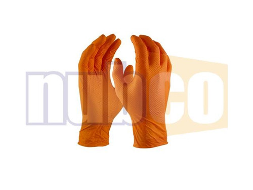 M 100/BOX H/DUTY PWD/FREE DIAMOND GRIP NITRILE DISP GLOVES