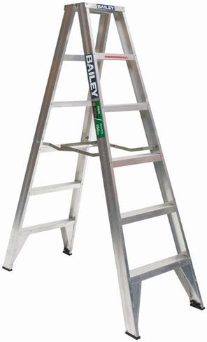 1.2M 150KG ALUM DOUBLE SIDED STEP LADDER