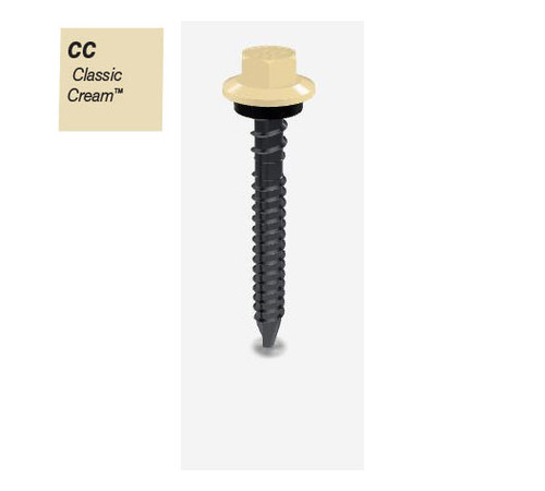 65MM ZIP B8 (CAT5) SDMT HEX SEAL CLASSIC CREAM  -500PK