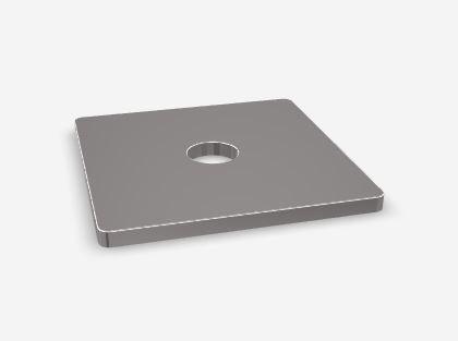M12 X 50 X 3 SS 316 SQUARE WASHERS