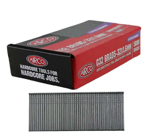 32MMX1.6MM C SERIES Z/P BRADS 5000PK