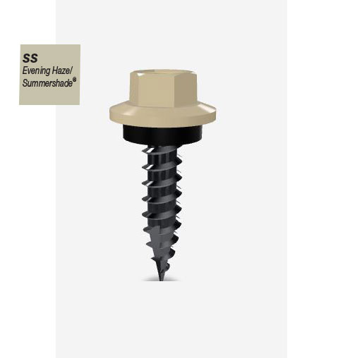 10GX25MM T17 SCREW HEX SEAL B8 (CAT5) EVENING HAZE 1000PK