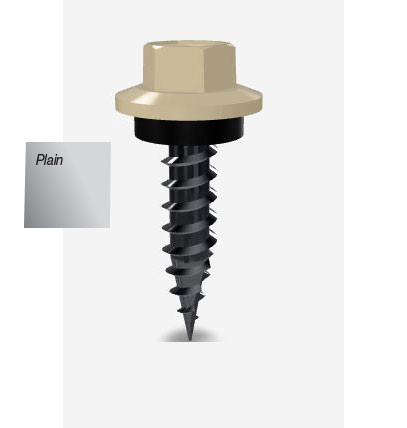 10GX25MM SDS SCREW HEX SEAL B8 (CAT5) PLAIN 1000PK