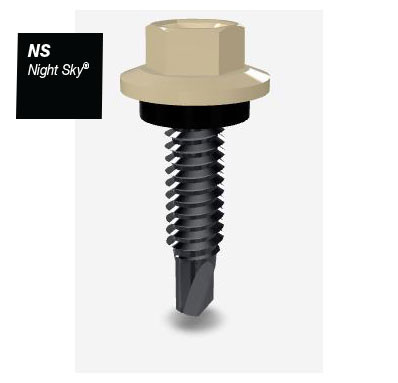 10GX25MM T17 SCREW HEX SEAL B8 (CAT5) NIGHT SKY 1000PK