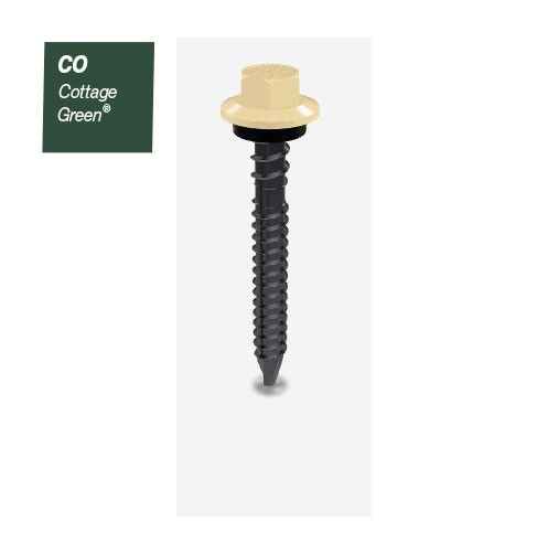 50MM ZIP B8 (CAT5) SDMT HEX SEAL COTTAGE GREEN  -100PK