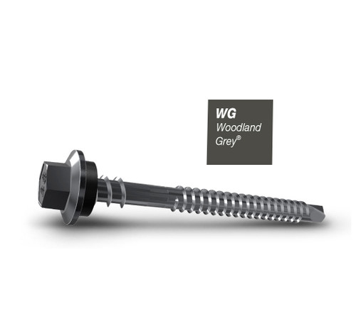 50MM ZIP B8 (CAT5) SDMT HEX SEAL WOODLAND GREY -1000PK