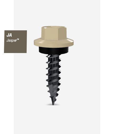 12GX25MM T17 SCREW HEX SEAL B8 (CAT 5) JASPER 500PK