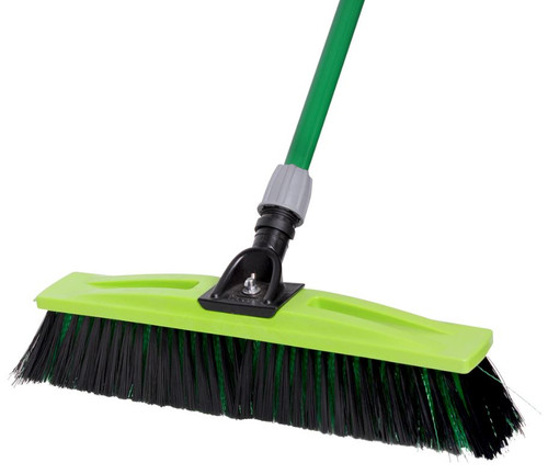 ALL-PURPOSE BRISTLE BROOM WITH HANDLE 350MM