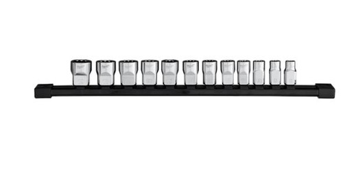 12PC 3/8\" DRIVE 12-PT METRIC SOCKET SET