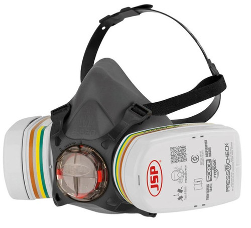 FORCE TYPHOON 8 HALF MASK RESPIRATOR W/ ABEK1P2 FILTERS.