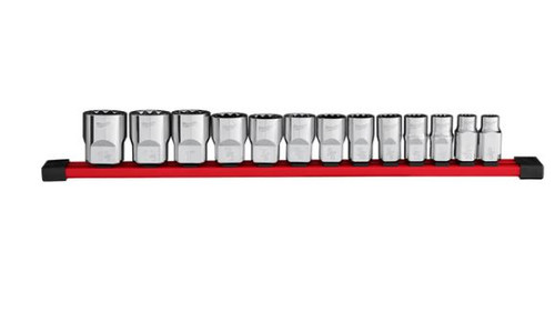 13PCE 1/2\" DRIVE 12-PT SAE SOCKET SET