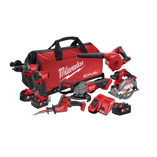 18V 6PCE COMBO POWER PACK - 3X5.0AH BATT & CHRG