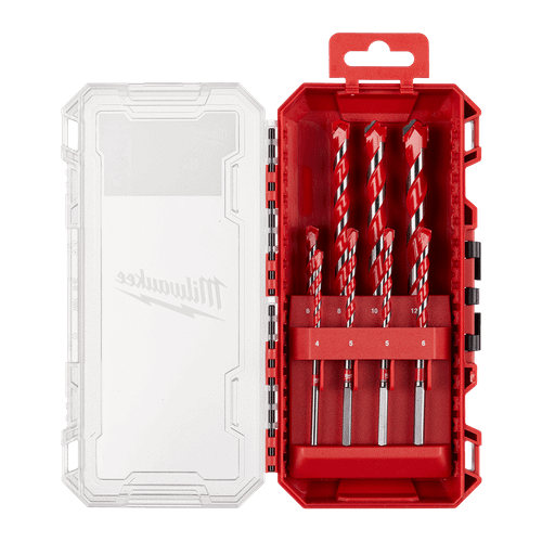 8PCE MASONRY HAMMER DRILL BIT SET