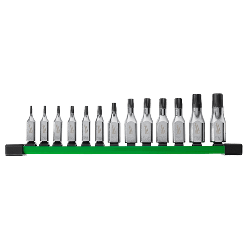 13PCE 1/4 AND 3/8 DRIVE TORX BIT SOCKET SET