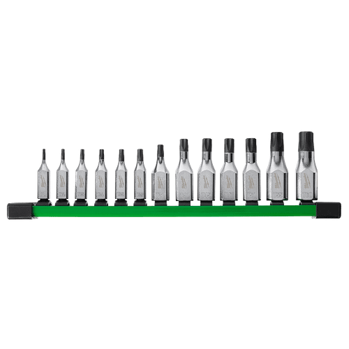 13PCE 1/4 AND 3/8 DRIVE TORX BIT SOCKET SET