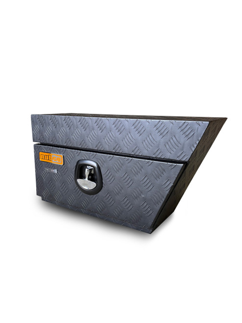 750X250X400MM BLACK ALUM PRO SERIES UNDER TRAY BOX RIGHT