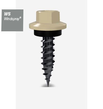 10GX25MM T17 SCREW HEX SEAL B8 (CAT5) WINDSPRAY 1000PK