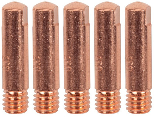 5PK 0.9MM M6X6MM BINZEL STYLE MIG CONTACT TIPS