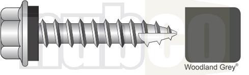 10GX25MM C3 HEX SEAL T17 WOODLAND GREY 250PK