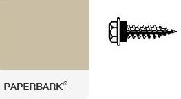 10GX20MM C3 HEX SEAL STICHERS PAPERBARK 1000PK