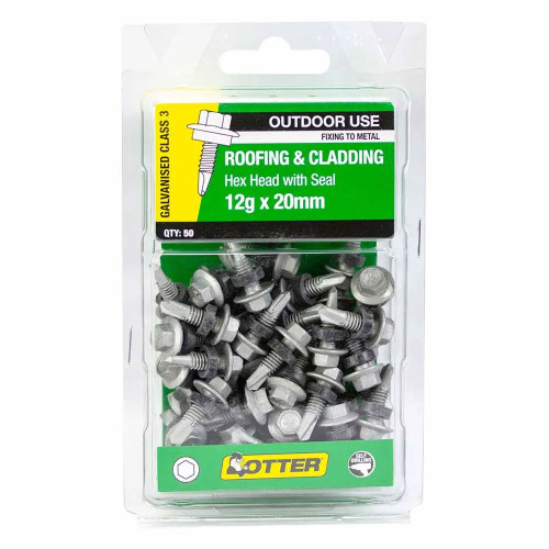 12GX20MM GALV SDS WITH SEAL PLAIN - 50PK