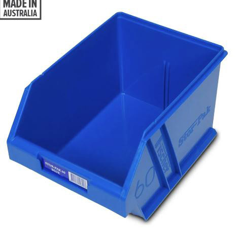 200X275X165MM BLUE STOR-PAK 60 BLUE STORGAE BIN