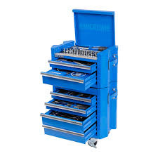 78PCE MINI CONTOUR WORKSHOP 6 DRAWER BLUE TOOL KIT