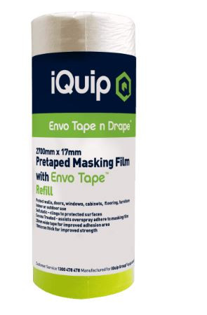 2700MM X 17M ENVO PRETAPED MASKING FILM REFILL