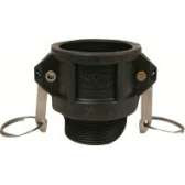 40MM TYPE B POLY FEMALE CAMLOCK TO BSPM