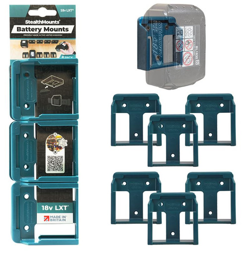 BATTERY MOUNT FOR MAKITA LXT 18V 6PK