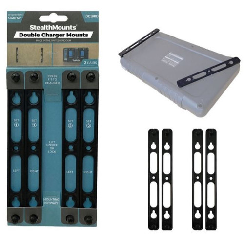 CHARGER MOUNT FOR MAKITA DUAL CHARGER 2PK