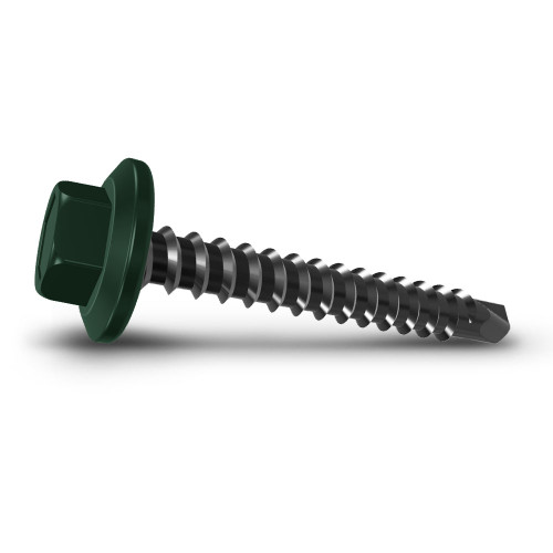 25MM ZIP B8 (CAT5) SDMT HEX SEAL COTTAGE GREEN - 100PK