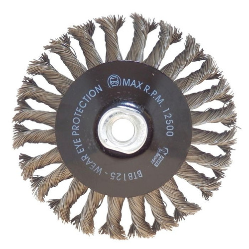 125MM TWIST KNOT WHEEL BRUSH