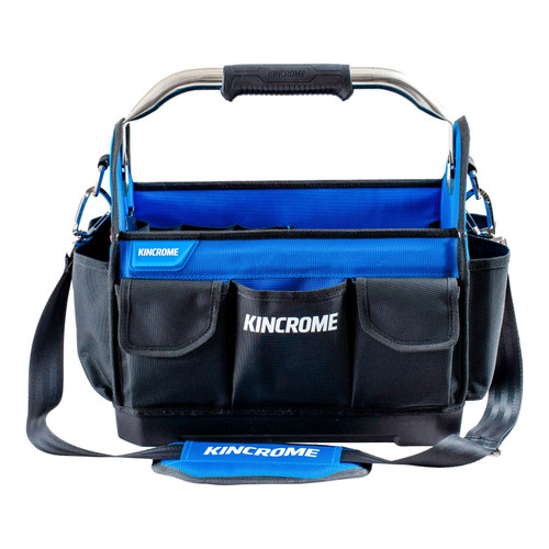 380MM HARD BASE OPEN TOTE SWIVEL HANDLE BAG