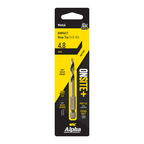 4.8MM ONSITE PLUS IMPACT STEP TIP DRILL BIT