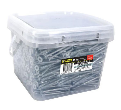 14G-10X100MM S/S 304GR BUGLE BATTEN - 1000PK