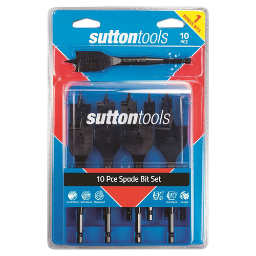 10-38MM SPADE BIT SET