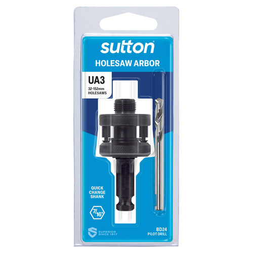 1/4\" X 82MM HHS PILOT DRILL T/S HOLESAW ARBOR